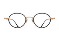 Matsuda 10189H I Matte Rose Gold Matte Black Eyeglasses