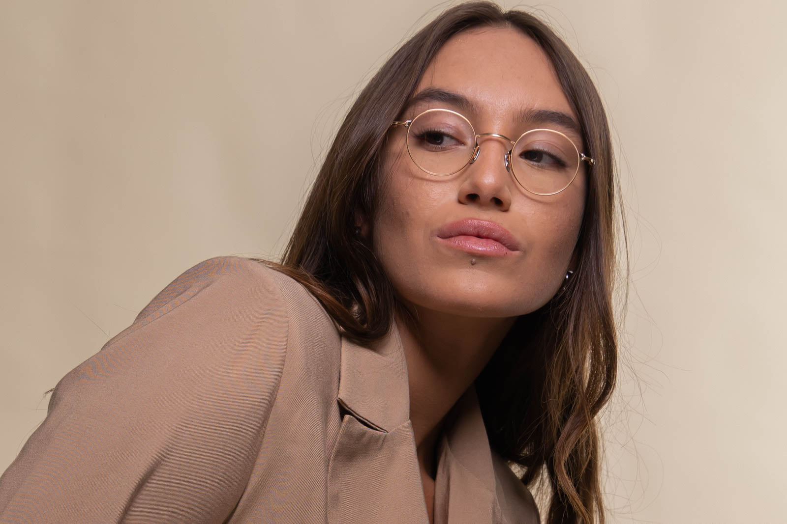 Eyevan 186 gold eyeglasses