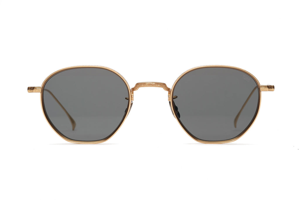 eyevan 7285 163 gold sunglasses miami