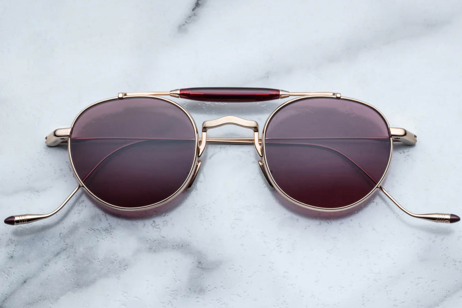 Jacques Marie Mage Dasan Champagne Sunglasses