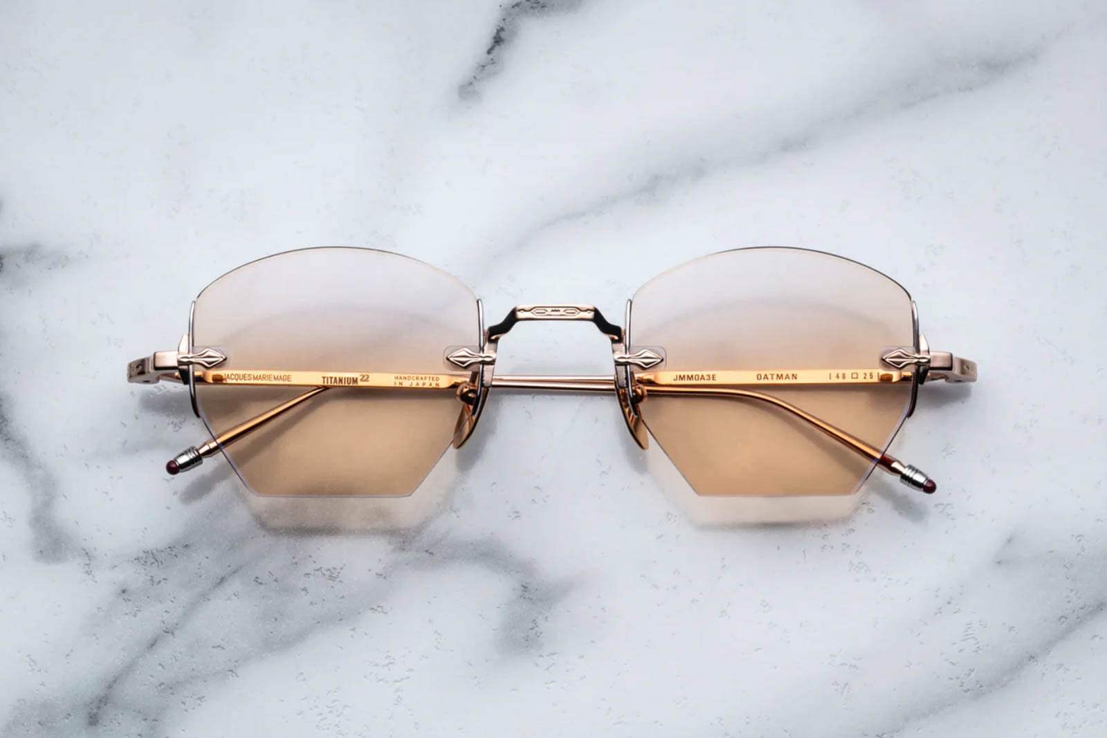 Jacques Marie Mage Oatman Rose Gold Sunglasses