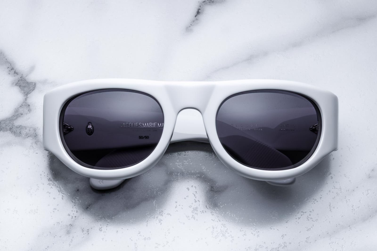 jacques marie mage Clyde White Front sunglasses